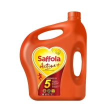 Saffola Active Plus Edible Oil 5 Ltr