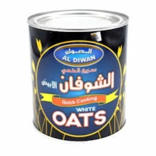 Al Diwan Q Cooking White Oats Tin 400gm