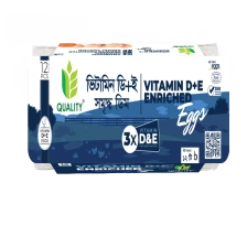 Quality Vitamin D+e Enriched Egg 12 Pcs Box