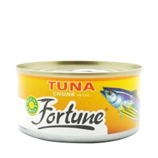 Fortune Tuna Chunk In Sunflower Oil 185gm