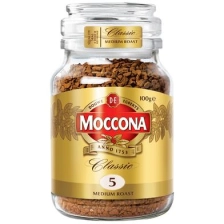 Moccona Classic 5 Med Roast Coffee Jar 100g