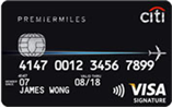 Citibank Premier miles Visa Card