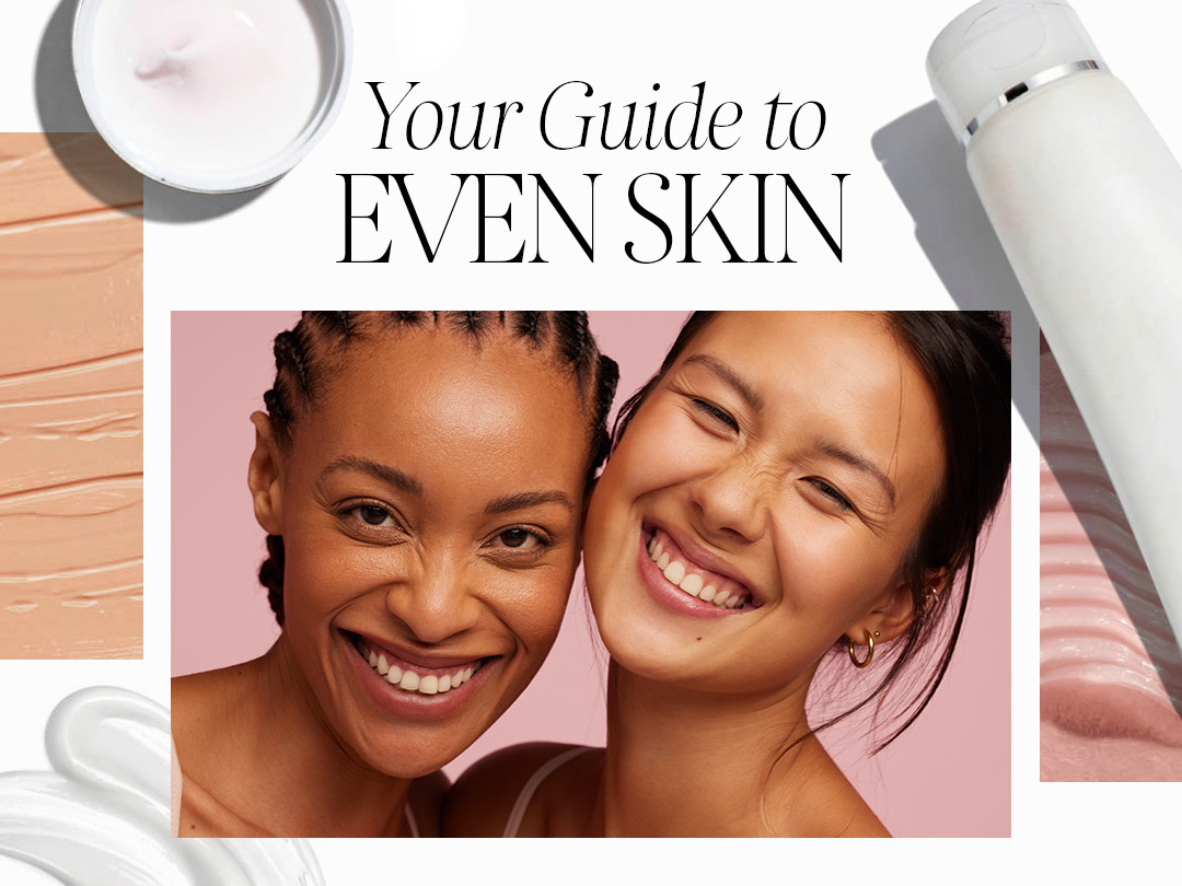 Skincare for uneven skin tone