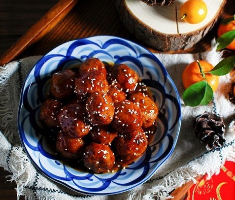 糖醋肉丸1