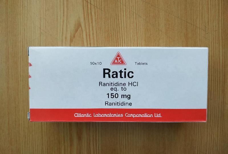 衞生署指,再多5款胃藥需回收,包括Ratic。