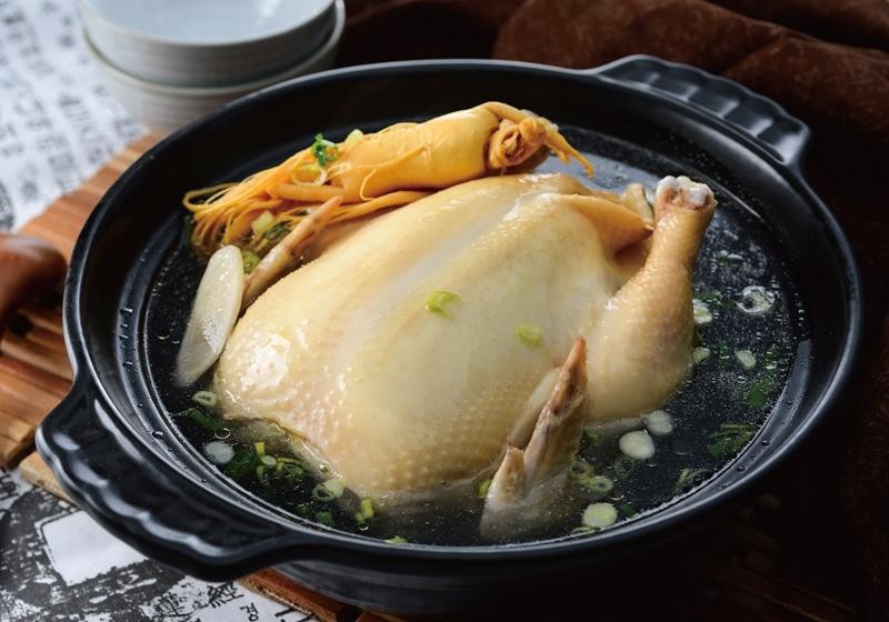 人參糯米雞湯