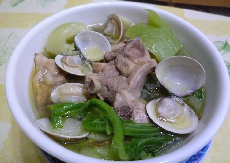 芥菜蛤蜊雞湯