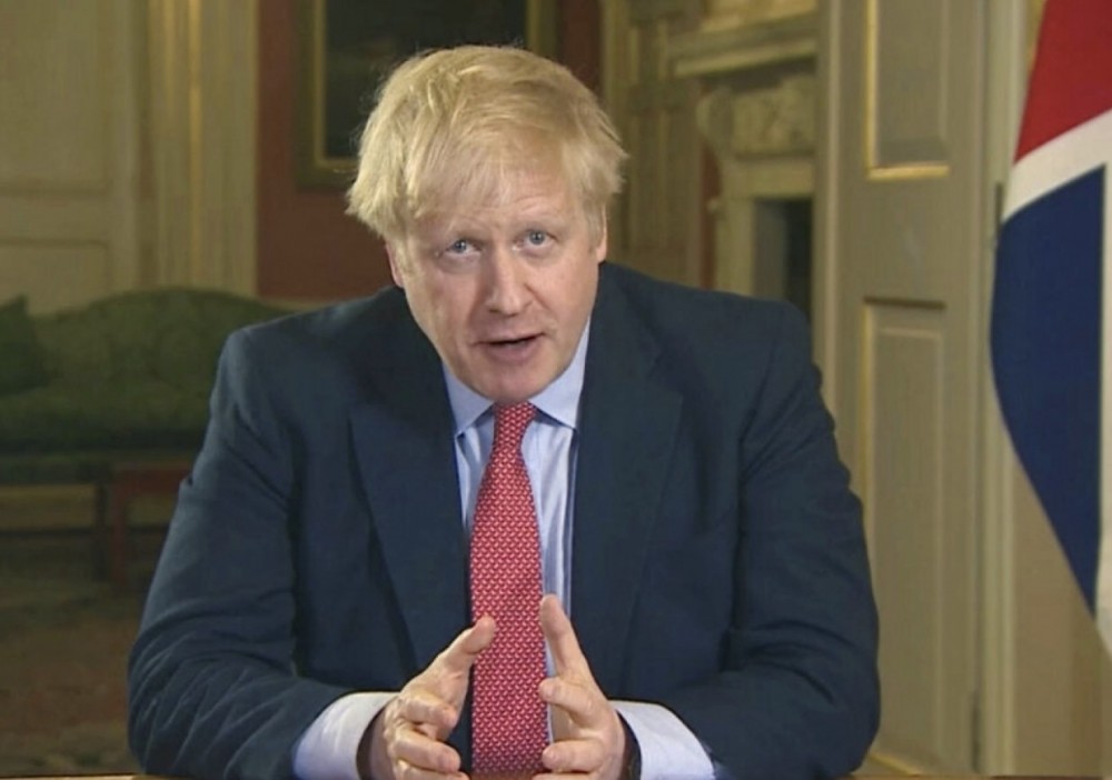英國首相約翰遜。
