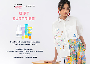 COTTONINK X SMITTEN BY PATTERN X SOMETHINC