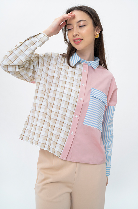 Brown Ginghm Carrola