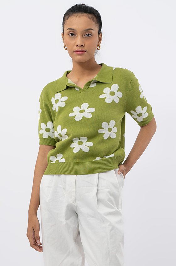 Green Floral Onella