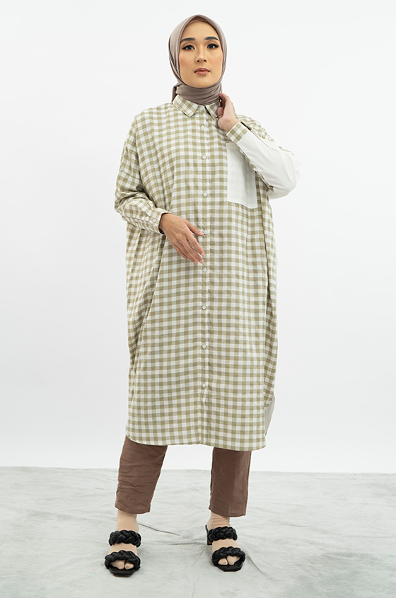 Sofia Tunic Military