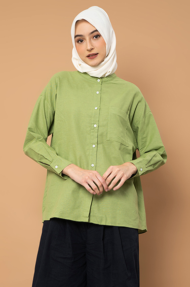ALAIA SHIRT GREEN