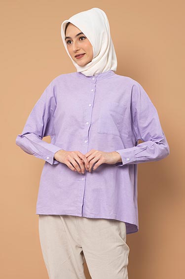 ALAIA SHIRT LILAC