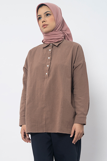 ALMAHIRA TEXTURED BROWN