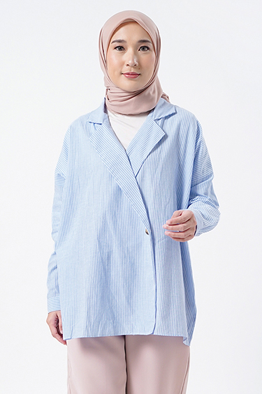 OUTER AMINA BLUE STRIPES