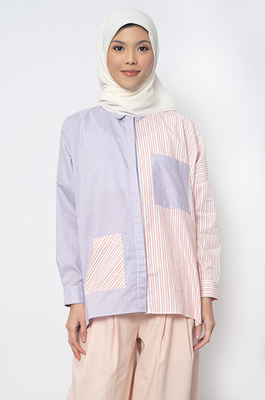 ARIA SHIRT MULTICOLOR STRIPES