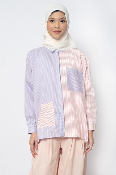 ARIA SHIRT MULTICOLOR STRIPES
