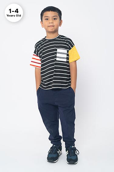 Black Wide Striped Orbia