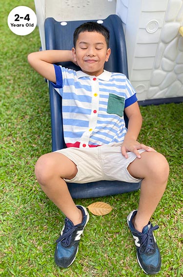 Light Blue Striped Dazi