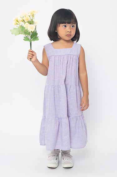 Lilac Gingham Kanika