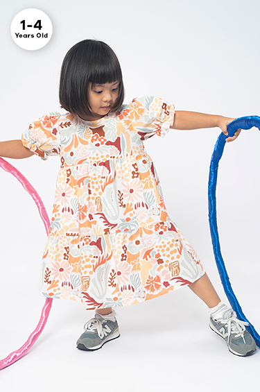 Multicolor Printed Katina