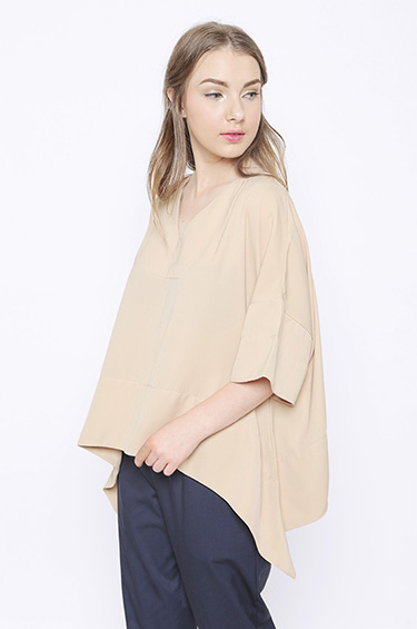 Kalula Light Brown - Woven Blouse Beige Kalula Cottonink kalula light brown woven blouse beige kalula cottonink