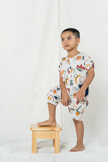 Baby Beige Printed Snooki