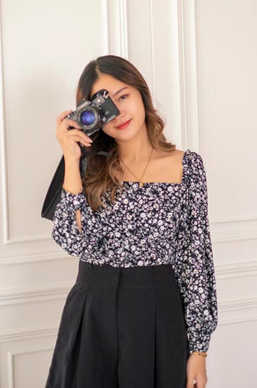 Black Floral Jun Seo