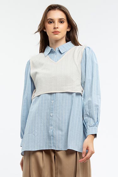 Blue Plaid Mayumi