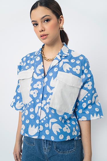 Blue Printed Cirice