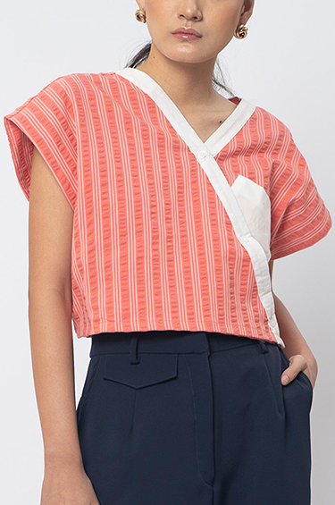 Coral Striped Elicio