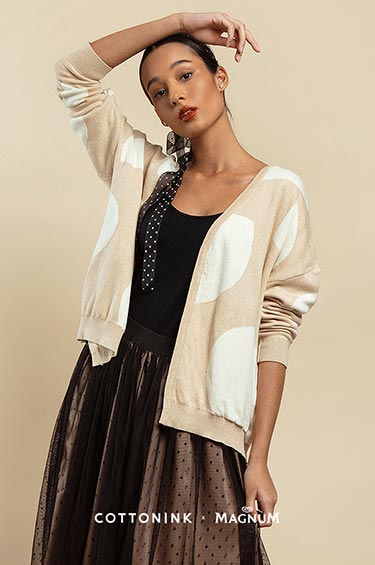 Cream Jacquard Washma