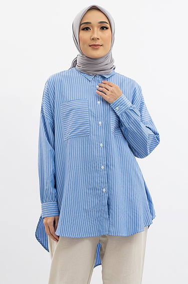 ESSIE SHIRT BLUE STRIPES