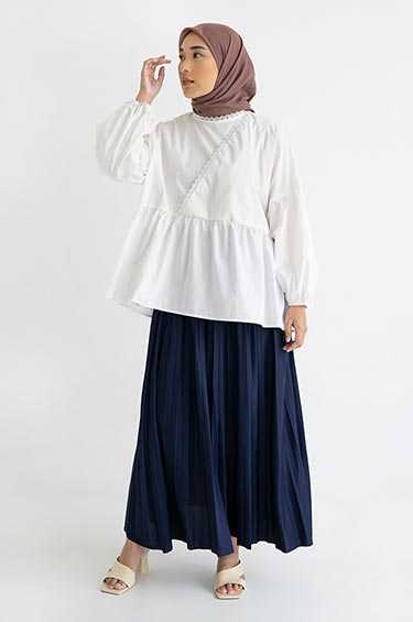 SYALINE HIJAB - JAYCE BLOUSE OFF-WHITE