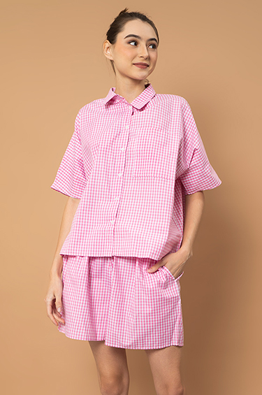 KANAYA CHECKERED PINK