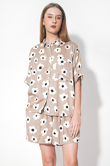 KANAYA SET FLORAL BEIGE