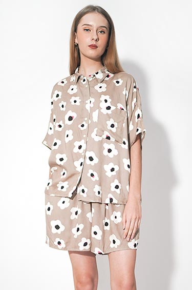 KANAYA SET FLORAL BEIGE