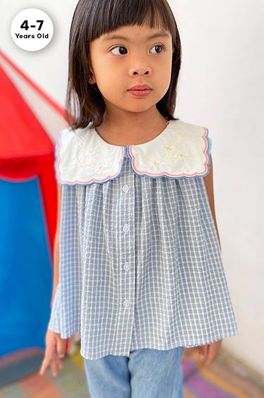Blue Gingham Sammo