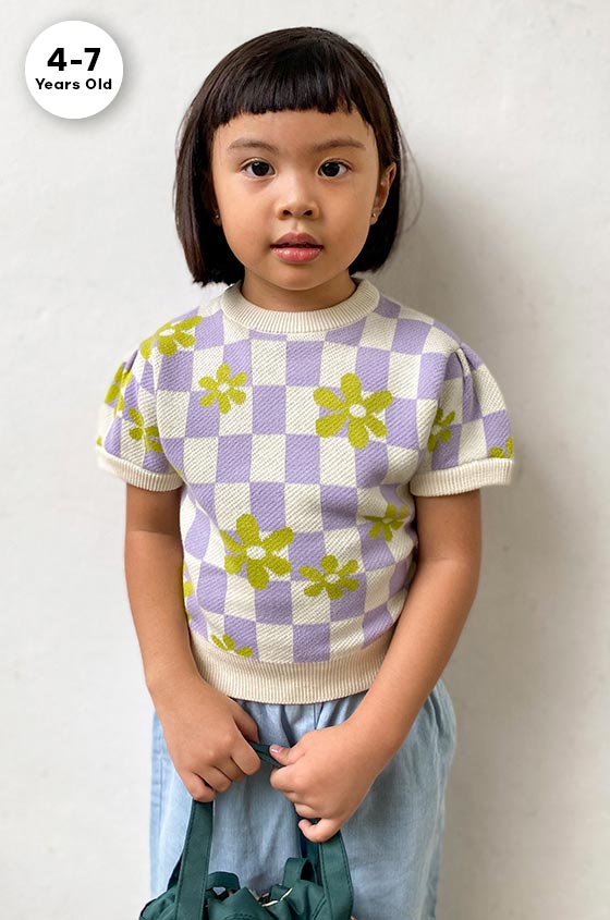 Lilac Floral Lavanya