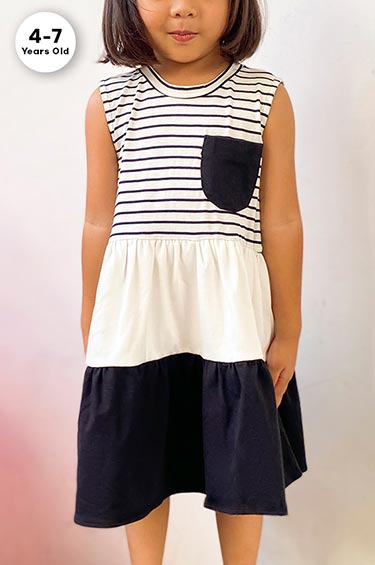 Navy Three-toned Nieve