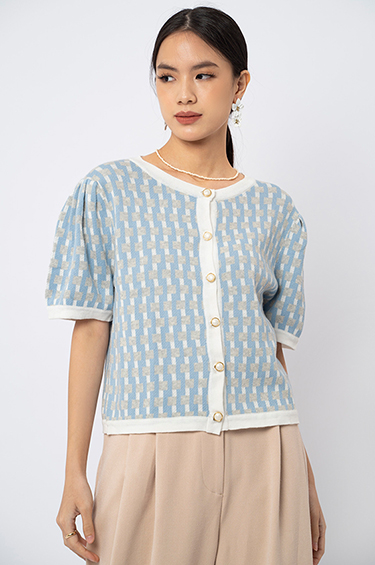 Light Blue Knit Tabris