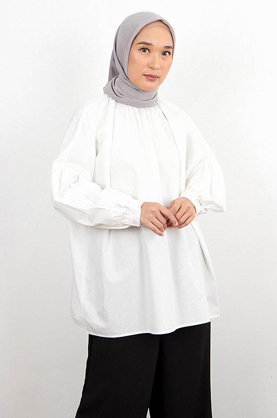 BLOUSE WANITA LILIAN OFF-WHITE