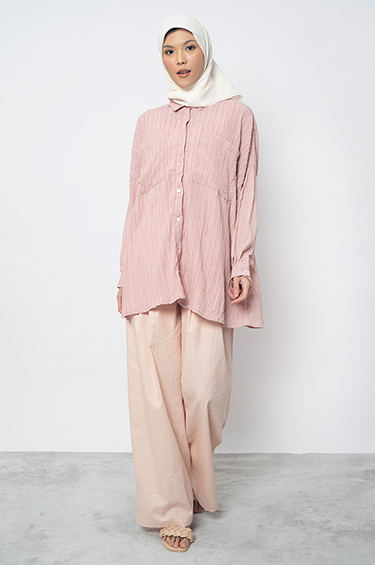 SYALINE HIJAB - LILY SHIRT LILAC