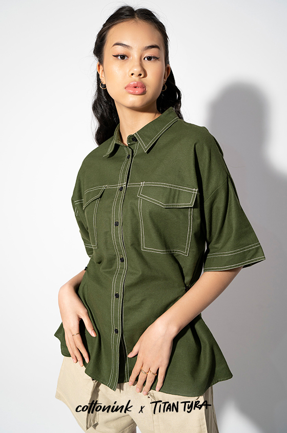 Shirts Tomboy Fitted Shirt | COTTONINK