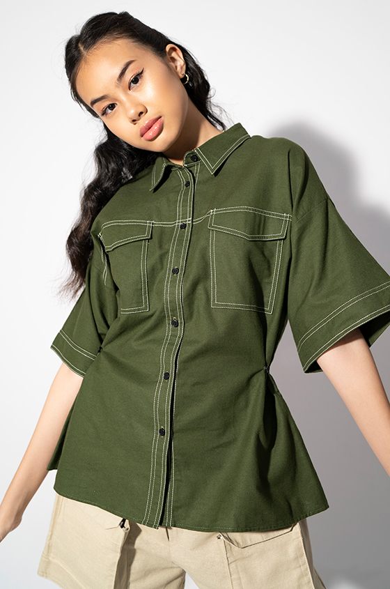 Shirts Tomboy Fitted Shirt | COTTONINK
