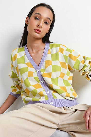 Mint Green Checkerboard Khuzama