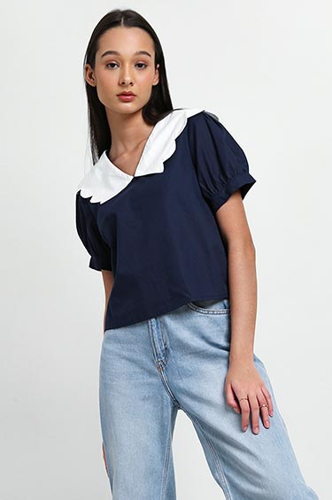 Navy Blue Antheia