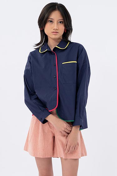 Navy Blue Ashana