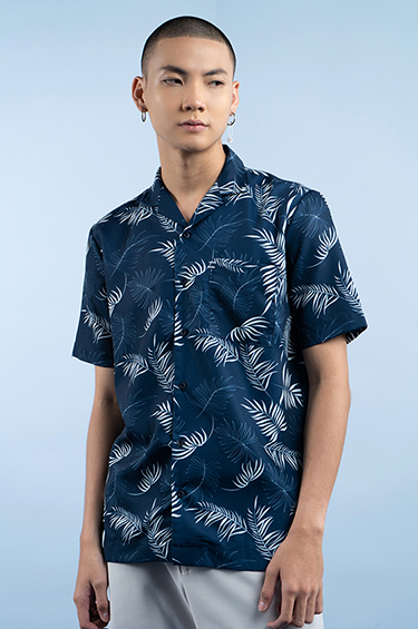 NAVY PRINTED DALE